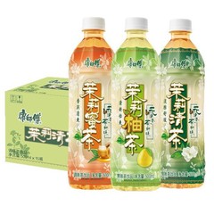 500ml茉莉饮品蜜茶茉莉花茶茉莉整箱茉莉饮料清茶康师傅15瓶柚茶
