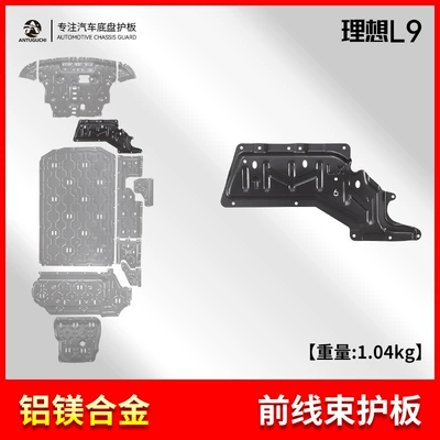 Wiring Harness Guard Plate Motor — Underbody protection plate/engine baffle - ideal-l9-aluminum-magnesium-alloy-front-line-harness-guard-weight-104kg