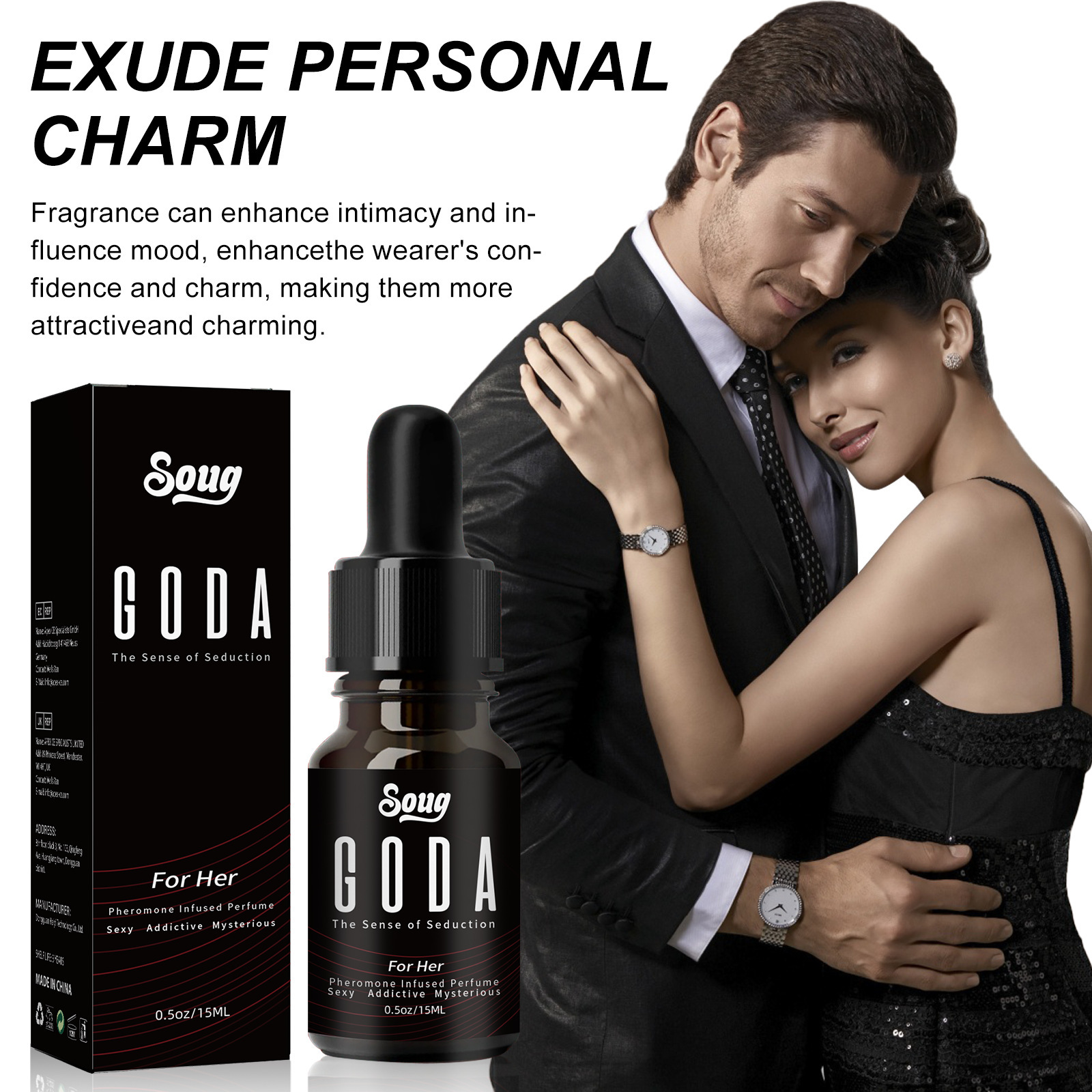 Cross-border-in stock-Goda Pheromone Perfume For Women pheromone glamour dating