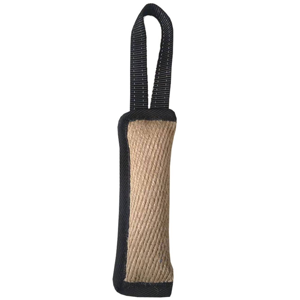 Durable Jute Dog Training Tug Toy And Pet Chew Stick Agility Aid_voghion.com