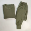 1 set of military green autumn clothes and trousers