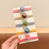 1# Macaron Color Pack of 5 (the diameter of the rubber band is about 4.5cm)
