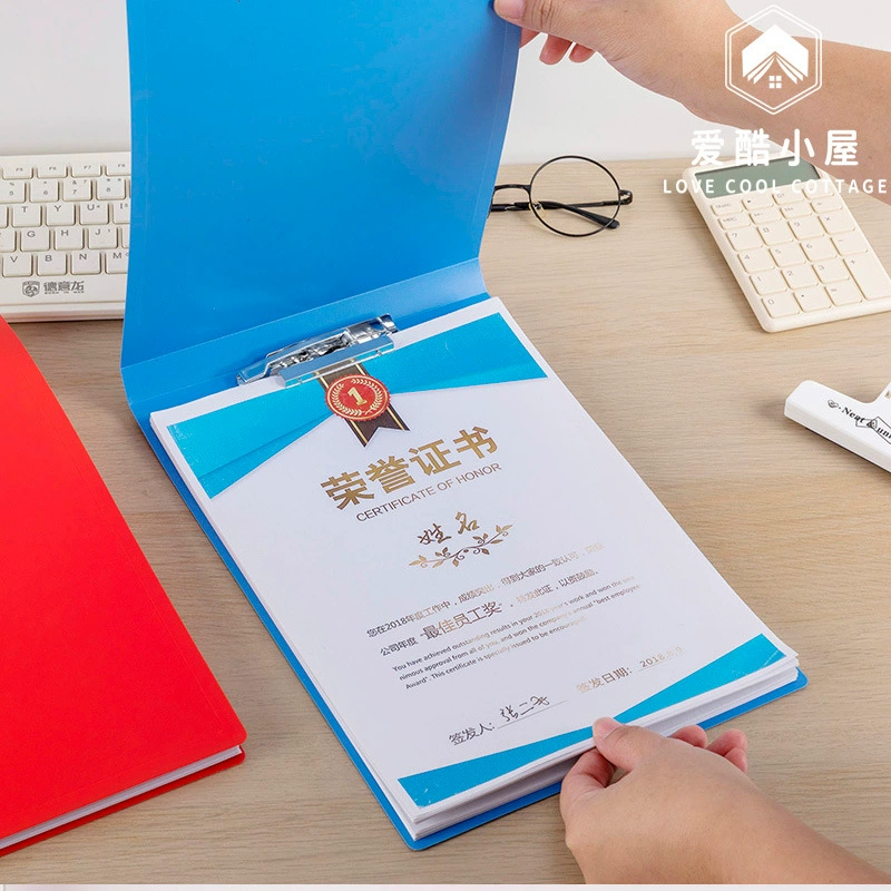 A4 suspension hanging hanging folder folder factory elevator hospital hanging wall project vertical single clip to the upper school thickened