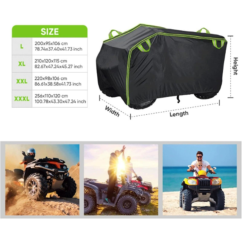 Thickened Electric Motorcycle Beach Car Cover Dustproof Waterproof Rainproof Sunscreen