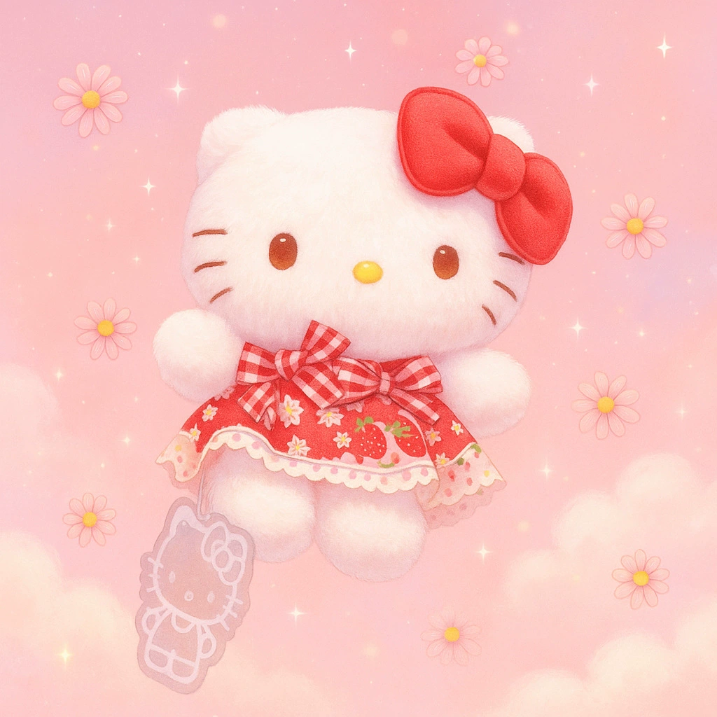 Hello Kitty, оригинальная подвеска, милая кукла, маленькая сумочка