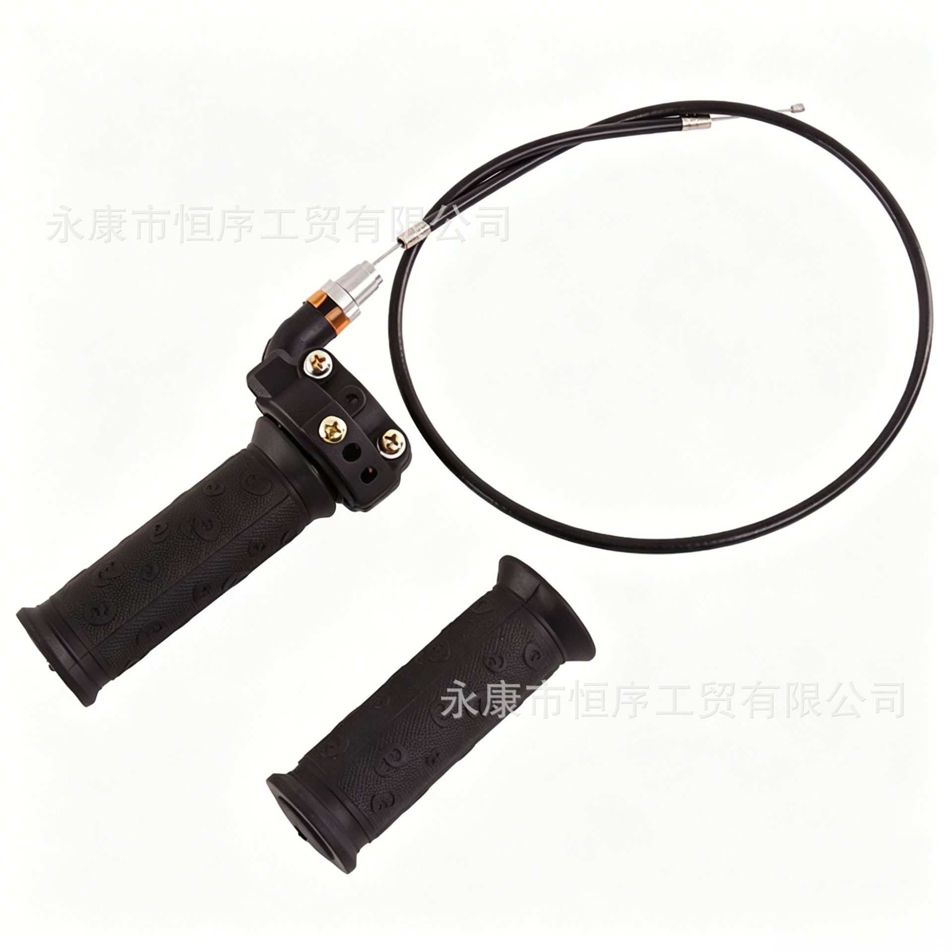 49Cc Mini Sports Car, Small Scooter Throttle Grip, Throttle Cable, Two-Stroke Engine, Small Off-Road Vehicle, Visible Throttle Grip Cover