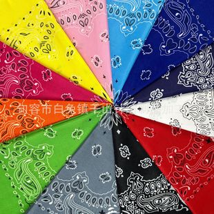 Cross-Border Polyester 12-Color Multi-Functional Sunflower Bandana Scarf Head Outdoor Cycling Printed Square Scarf in Stock