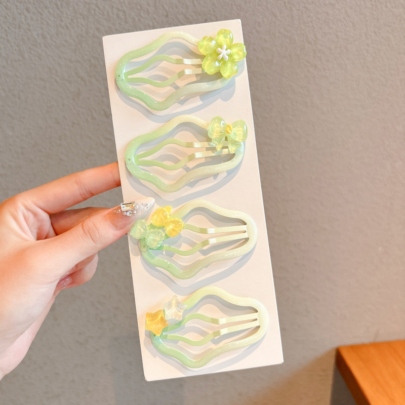 Broches para Cabello BB con Estrella de Cinco Puntas Aleación para Mujeres