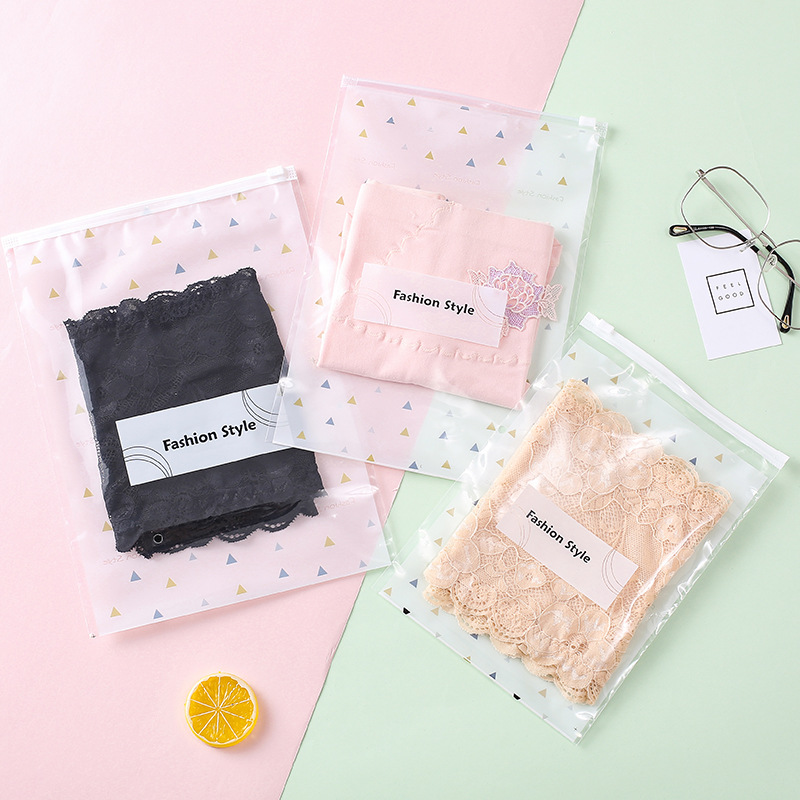 透明pe拉链袋服装内裤包装袋子eva磨砂内衣袜子数量自封袋塑料袋