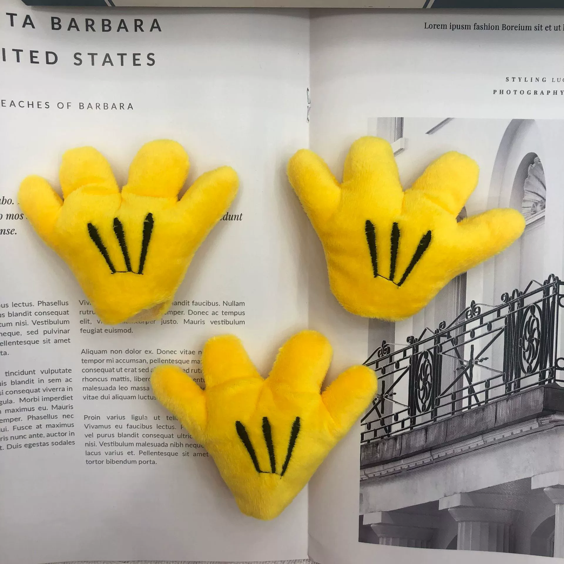 Один продукт креативные милые плюшевые перчатки маленькие аксессуары с сумкой для одежды Шапки для волос Аксессуары для одежды