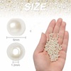 Beads from pearl, artificial accessory, 6mm, suitable for import