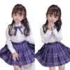 Japanese girl's skirt, children's student pleated skirt, autumn mini-skirt for elementary school students, suitable for teen
