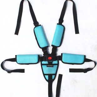 5-point seat belt 3-point fixed belt children's dining chair accessories baby stroller seat belt seat strap