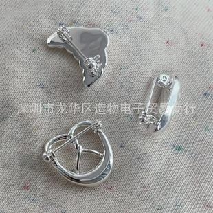 Bread Brooch Croissant Cute Gold Accessories Gold Baguette Alkaline Water