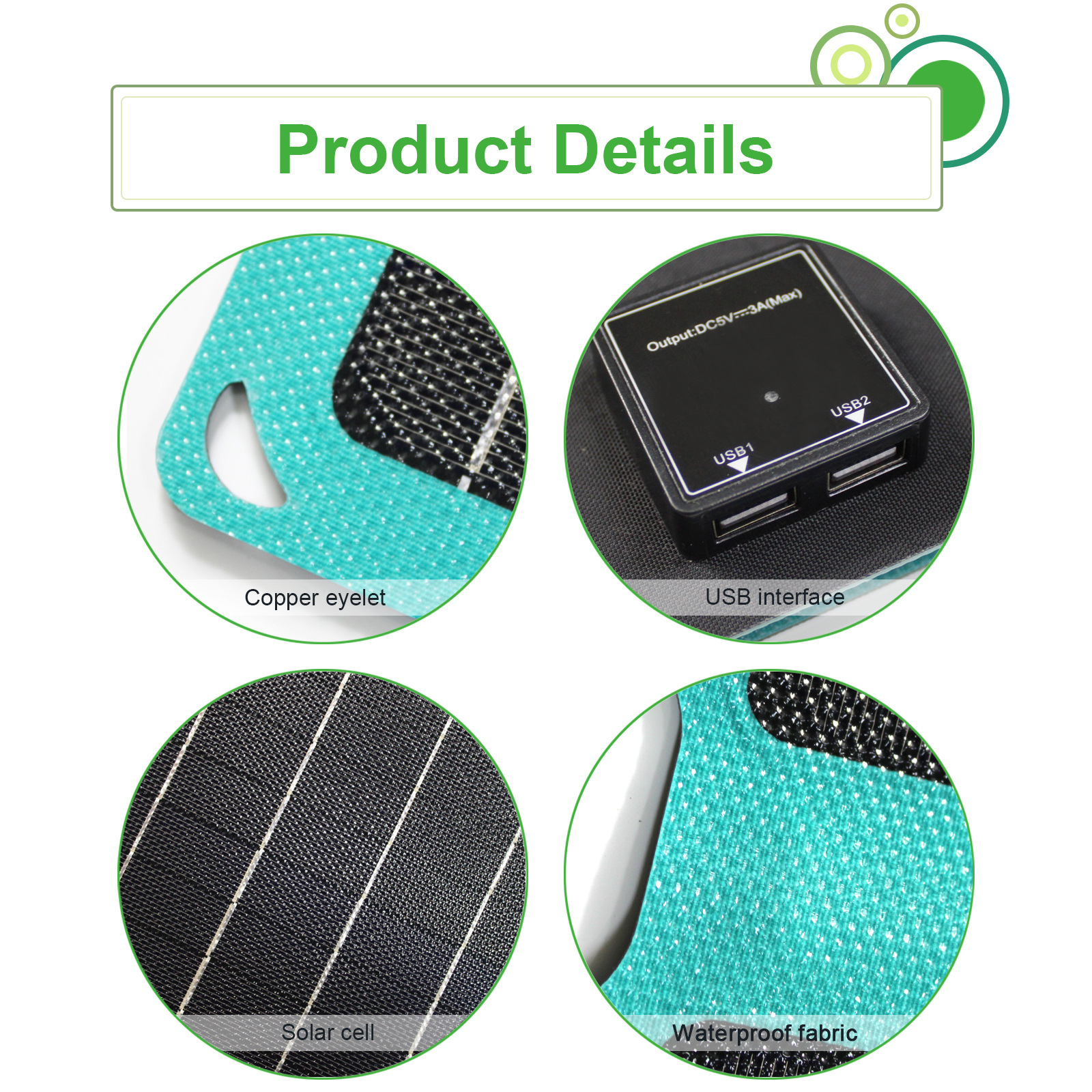 21W One-piece Laminated Solar Pack high quality Solar Panel Products Export to Domestic Products