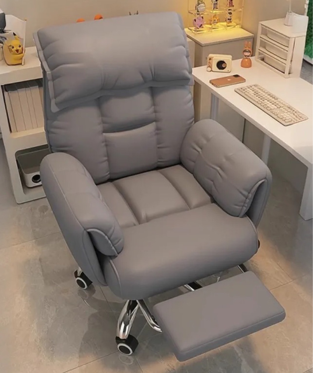 Office Computer Chair, Home Swivel Chair, Lazy Sofa Chair, Long Sitting Backrest Chair, Live Gaming Study Chair, Free Shipping