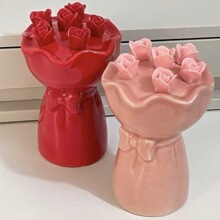 摆件创意陶瓷水果叉套装家用精致下午茶点心叉子便携礼盒装