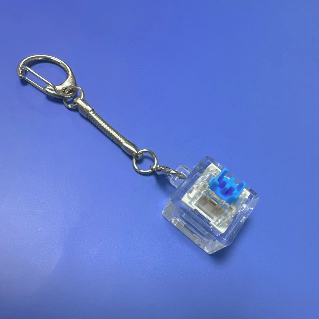 Pc single button transparent base + snake bone