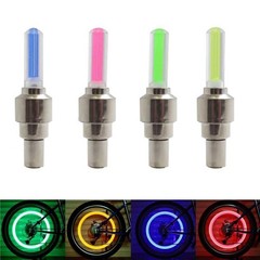 Single-color bicycle fire wheel glow sticks tire valve light valve core light flashing light pen cycling equipment