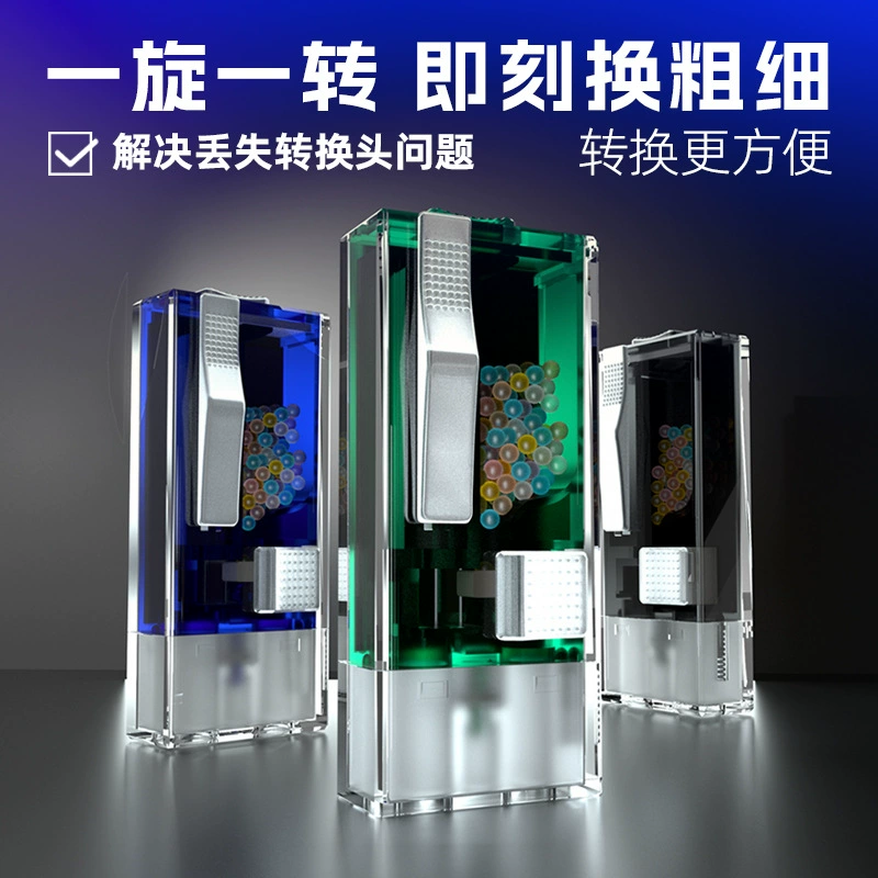 Универсальный вращающийся прикуриватель для мужчин и женщин, подходит для толстых, средних и тонких сигарет, со вкусом мяты, держатель для заправки зажигалки.