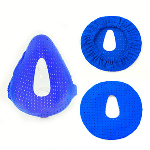 Cpap High-Elastic Mask Lining Ventilator Accessories Anti-Strangle Breathable Pad Universal Perforated Mask Cover Nose Mask Cross-Border