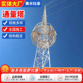 通量塔钢结构气象监测塔加工森林景区巡逻通量塔光伏发电站监控塔
