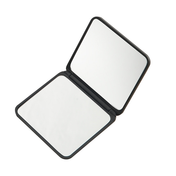 Portable small double-sided handheld folding mirror for students