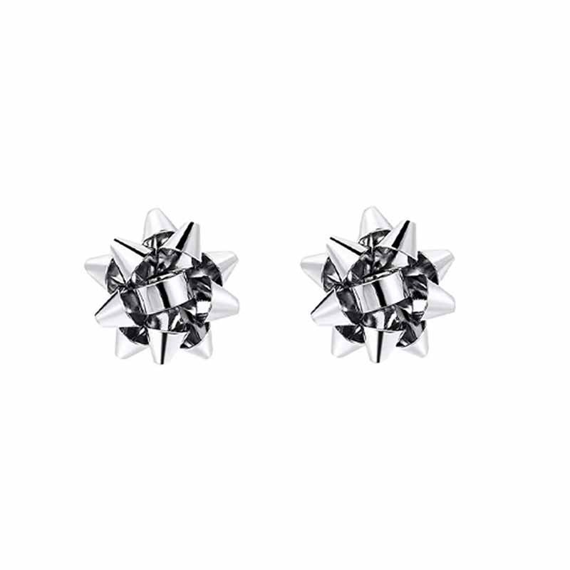 Simple Style Flower Metal Plating Women's Ear Studs 1 Pair display picture 2