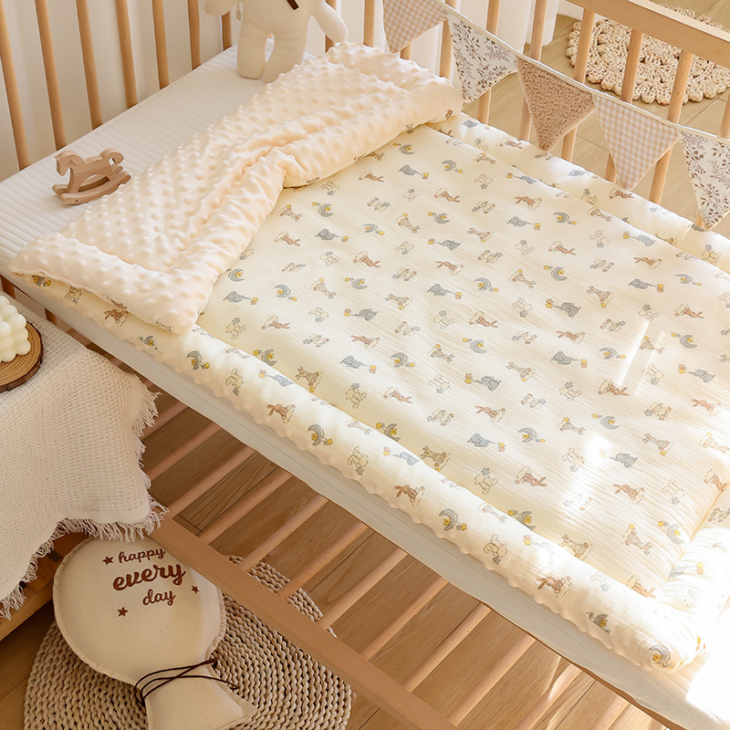 Star elephant crepe cotton mattress pad