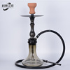 Cross -border foreign trade wooden head pole small single -pipe water cigarette bottle Shisha Hookah Amazon Amazon Hot Sale Factory spot spot