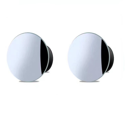 Car borderless small round mirror 360-degree backup blind spot mirror convex mirror rearview rotating reflective mirror glass small round mirror