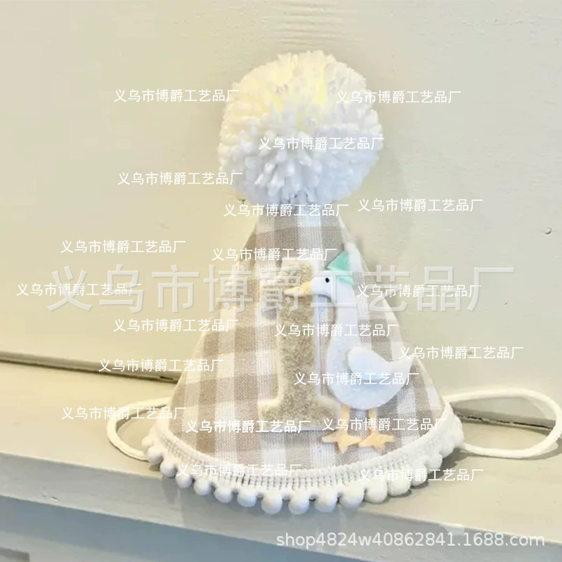 Детская шляпа для дня рождения с тематикой "Глупый гусь", милый зверь, корона для праздника, украшение для вечеринки, оптовая продажа