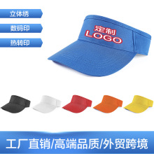 帽子工厂空顶帽子定制美式棒球帽定做户外旅游帽棉遮阳帽印绣logo