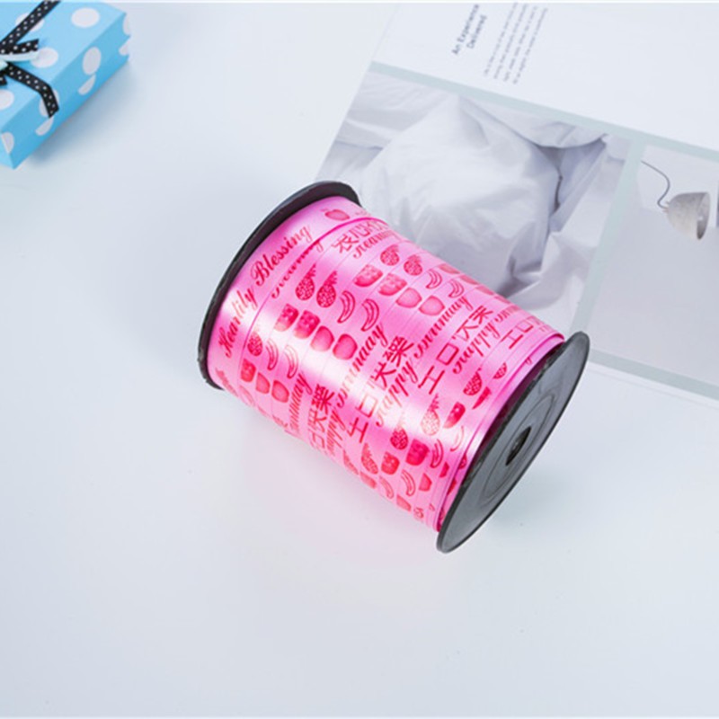 Venta caliente nuevo feliz cumpleaños impreso pastel vendaje cinta 1,5 cm ancho 90 m largo cinta decorativa cinta de la perla