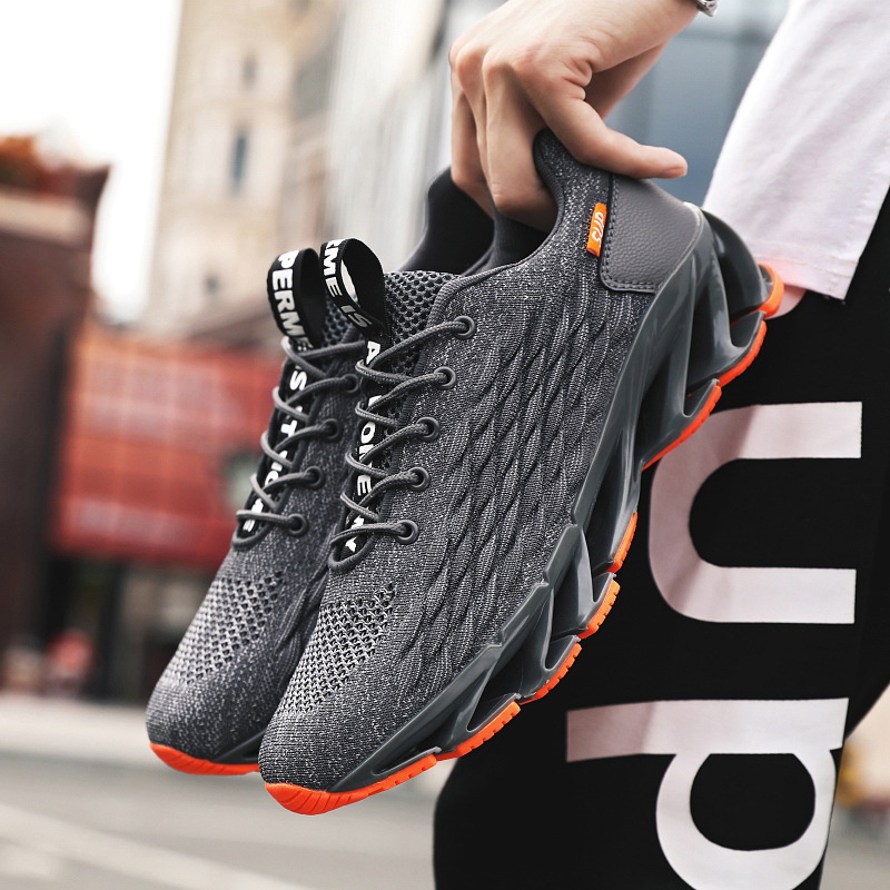 Zapatillas Deportivas de Malla para Hombre 2025, Zapatillas de Running Transpirables con Diseño de Cuchilla, Zapatos Casuales Modernos para Hombre