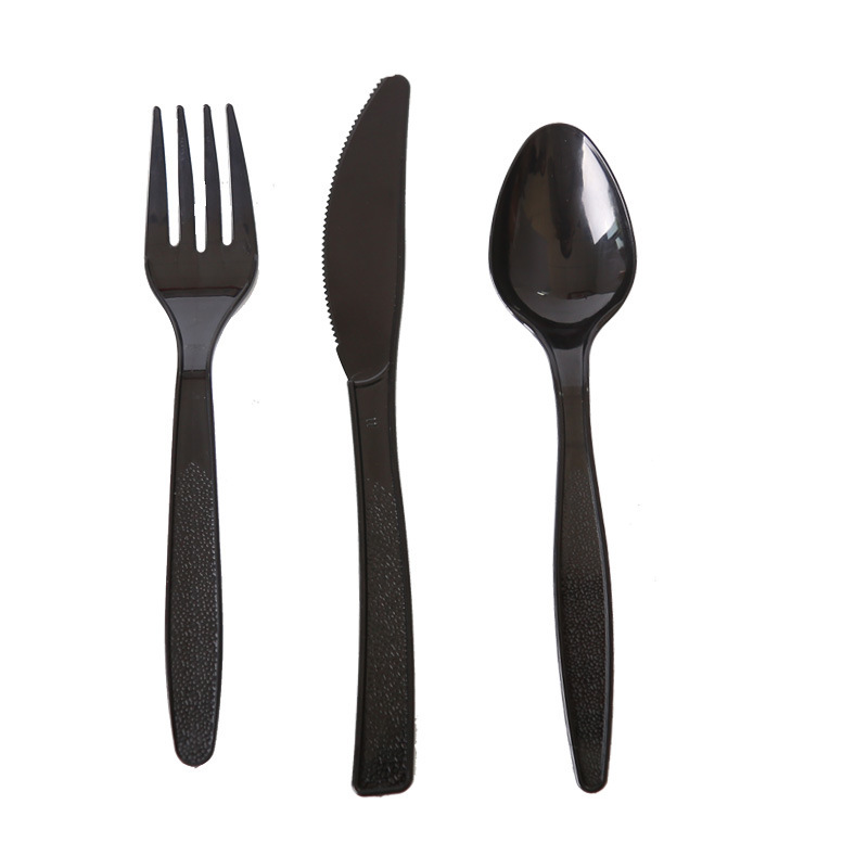 一次性塑料刀黄色小刀蛋糕刀月饼刀叉面包刀餐刀独立水果刀16.5cm