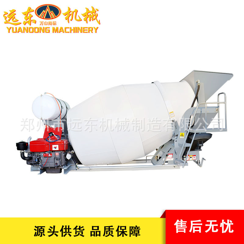 7方混凝土搅拌罐建筑工地矿山公路桥梁运输电机驱动混泥土搅拌罐