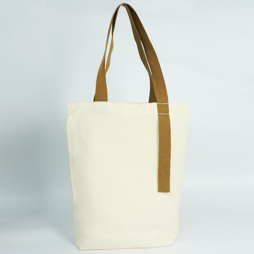 Canvas Bag Customized Student Advertising Shopping Bag Literary Shoulder Canvas Bag Blank Portable Canvas Bag