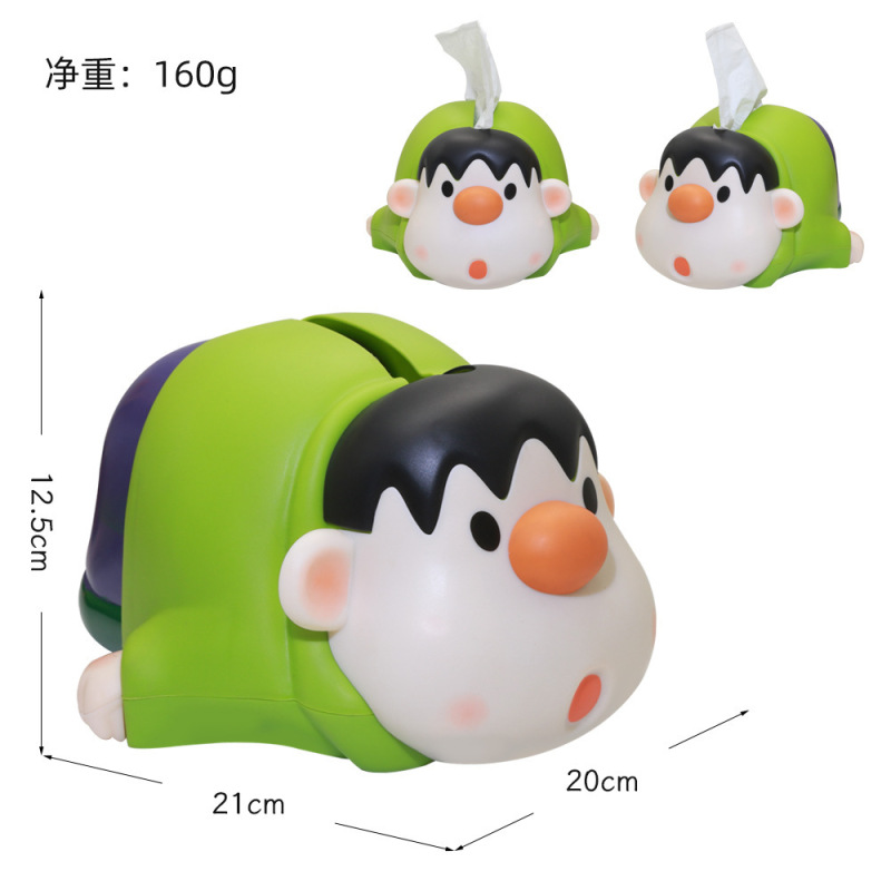 かわいいファットタイガーティッシュボックス装飾品子供用ティッシュボックスクリエイティブ寝室の装飾リビングルーム玄関テーブル装飾ギフト|undefined