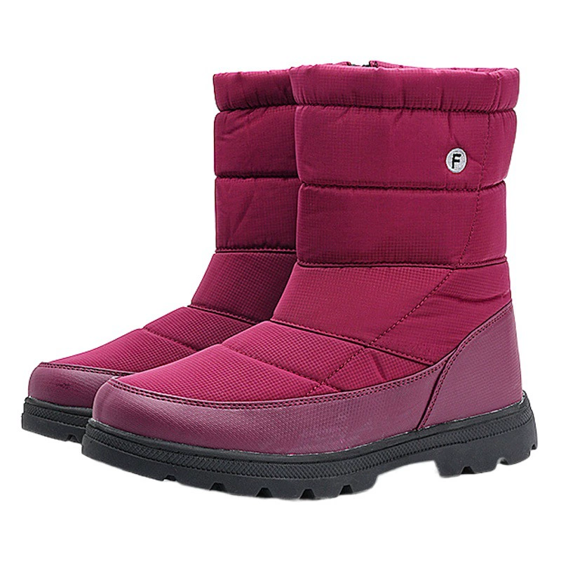 Новый стиль хлопчатобумажная обувь мужские и женские парные зимние сапоги повседневная Уличная обувь модные короткие сапоги на толстой подошве осенне-зимняя модная обувь