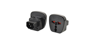 Product character male to multi-function female power adapter charging socket computer printer converter plug