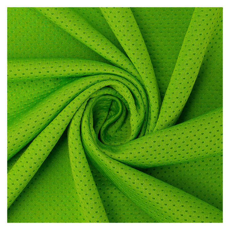En stock malla fresca absorción de humedad de poliéster de secado rápido deportes malla bola ropa tela image 6