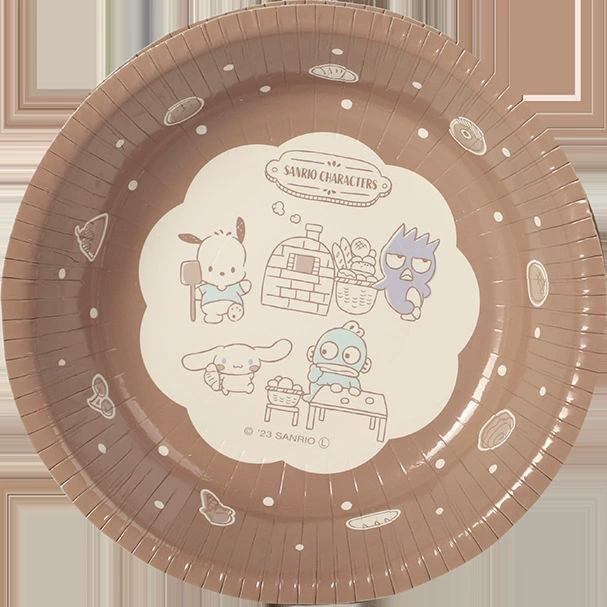 Sanrio Hello Kitty, мультяшная посуда, вечернее платье, оформление, увеличенная плотность