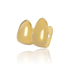 歐美嘻哈尖牙套兩顆牙hiphop grillz個性萬聖節嘻哈金牙裝扮牙套