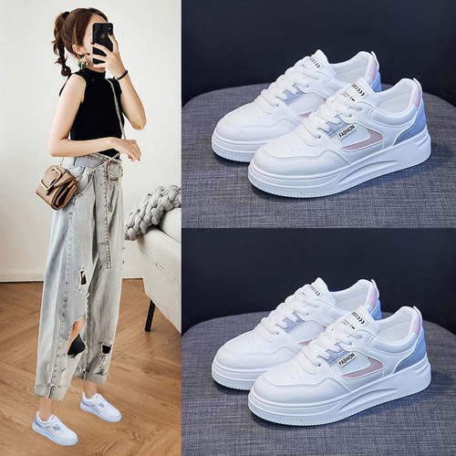 Women's 2025 Spring Breathable Thick Sole Korean Style Platform Shoes for Beginners - Ins Trend - QR663
