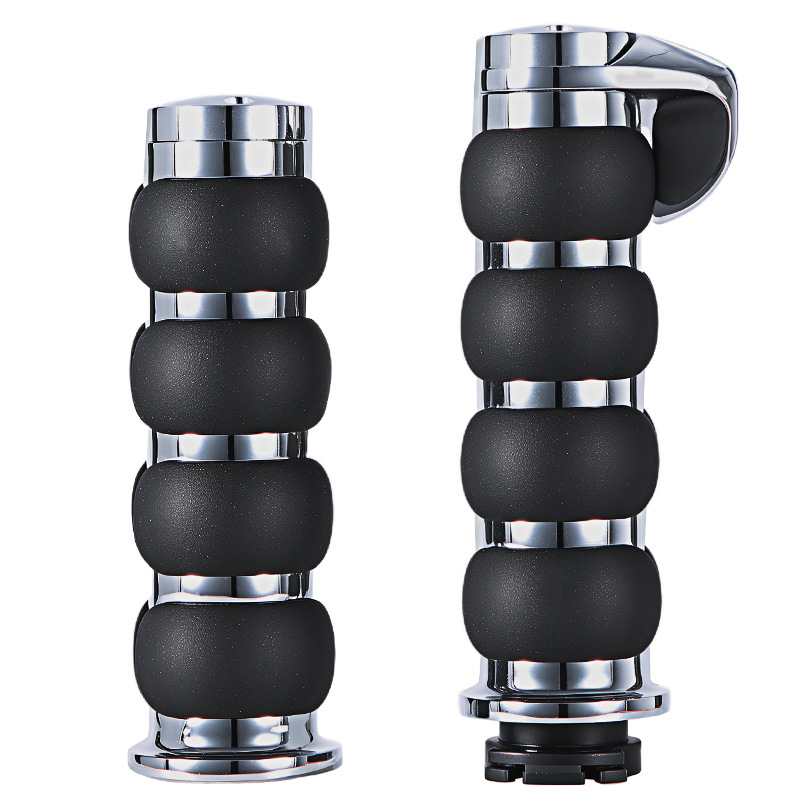 SBJ-10076 Harley 25mm 핸들 접착제 플랫 헤드 소형 부스터(전기도금)