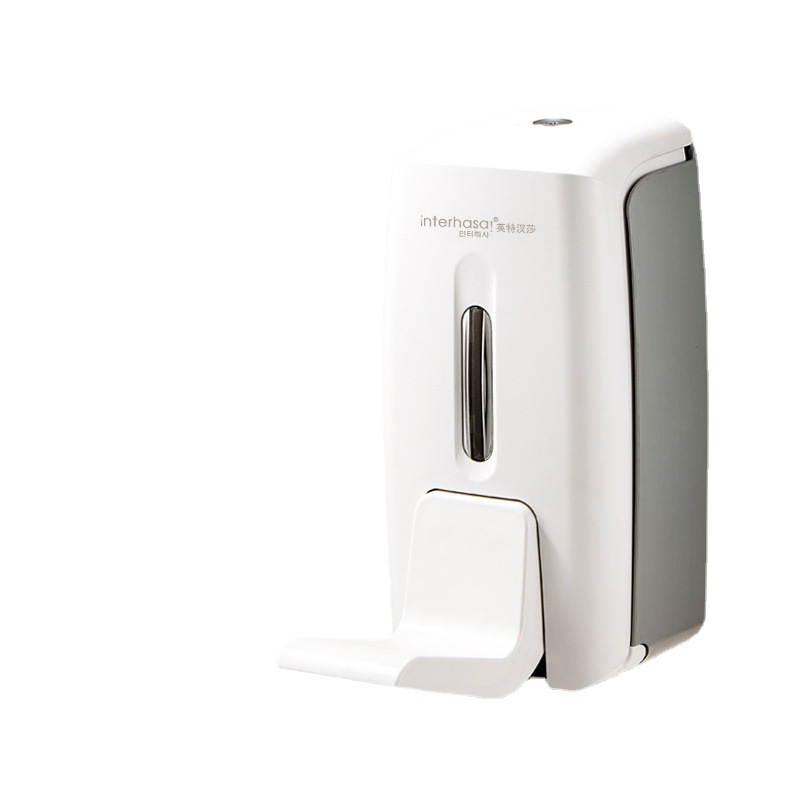 英特汉莎避免交叉感染手臂按压式皂液器给皂液机挂壁式肘压皂液器