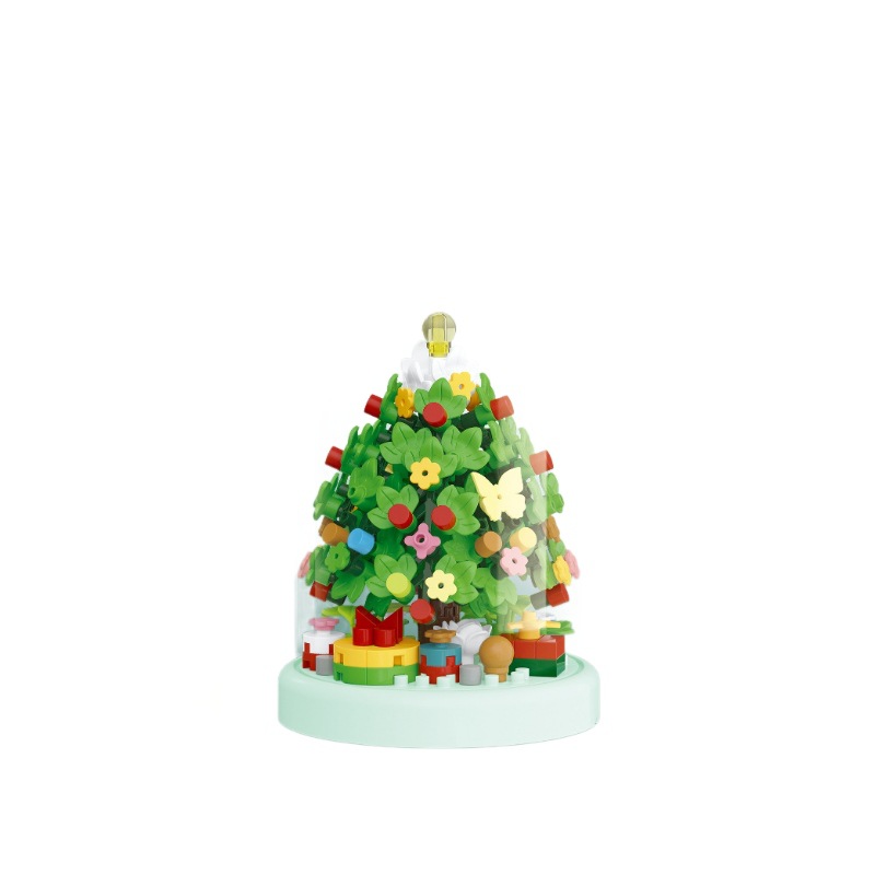 Chaole innovador 7540 - 1 Navidad bloque de construcción con cubierta de polvo de partículas pequeñas juguetes de montaje regalos de vacaciones para niños