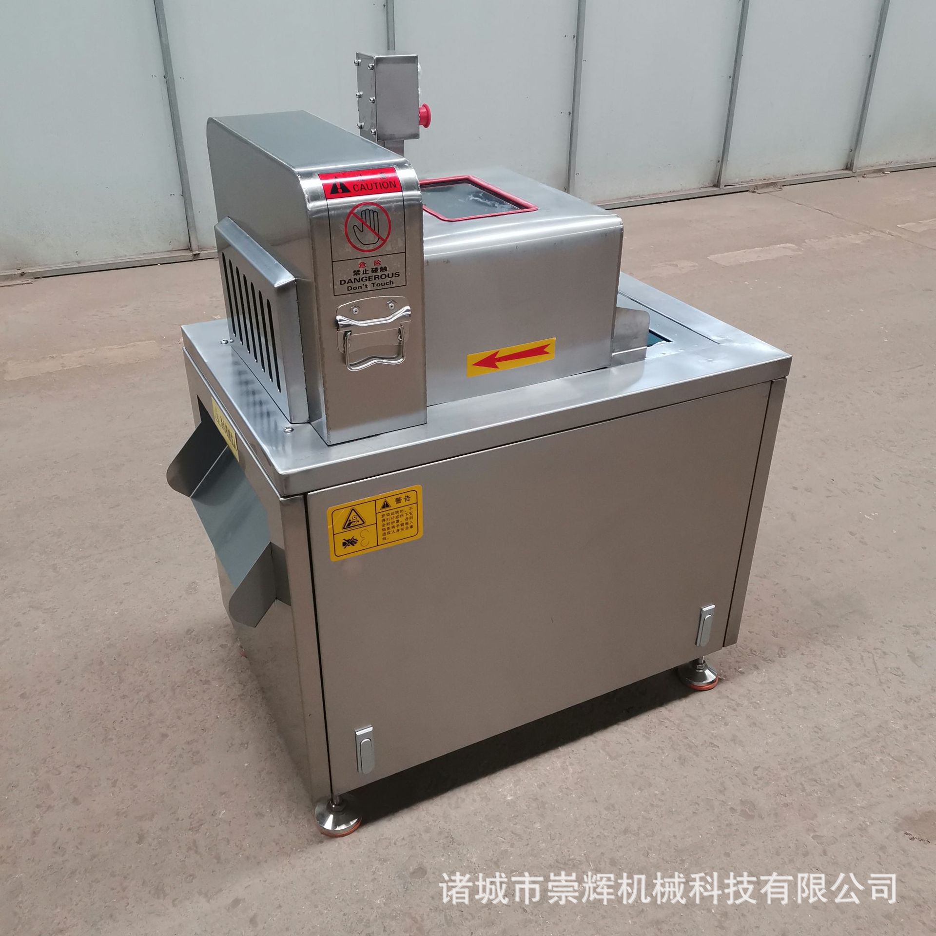 冻肉切块机 全自动冻鸡切块机 排骨切块机 鸡鸭切块机鲜鸡切块机