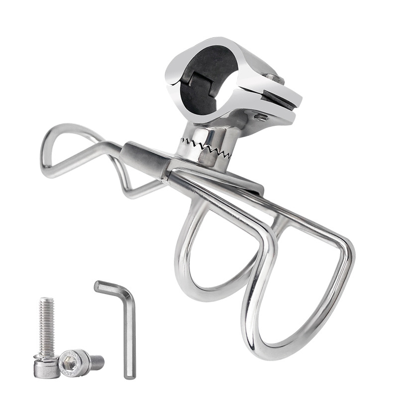 해양 스테인리스 낚싯대 프레임 낚싯대 홀더 요트 바다 낚시 트롤링 브래킷 하드웨어 낚시 기어 액세서리 25MM | 32MM